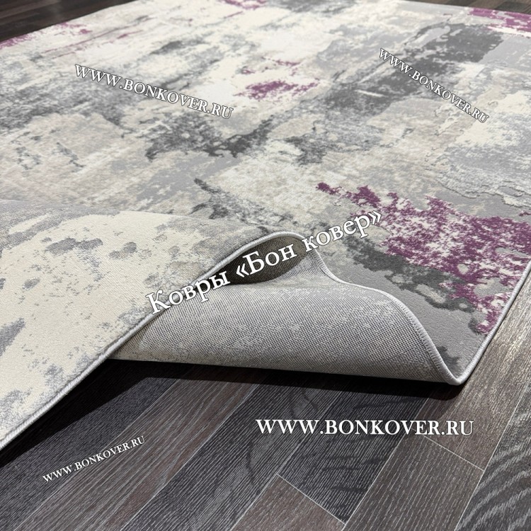 Ковер Турция Современный Дизайн 23 Сиреневый