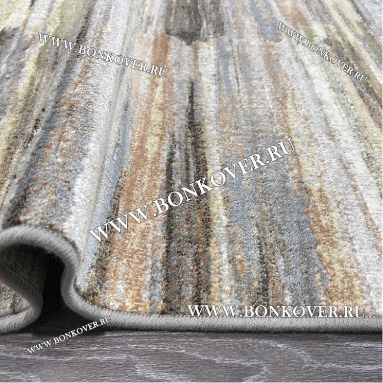 Бельгийский ковер из артшелка дизайн 151 Разноцветный