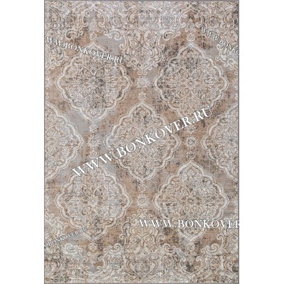 Бельгийский ковер из артшелка дизайн 95 Терракотовый