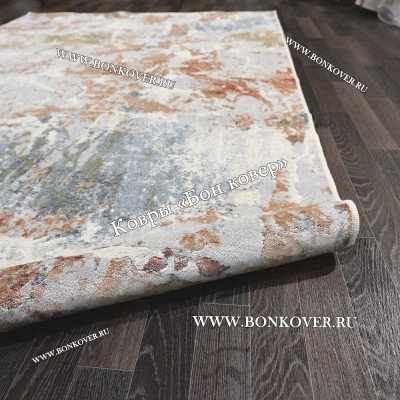 Тонкий Ковер Из Вискозы Дизайн 25 Разноцветный